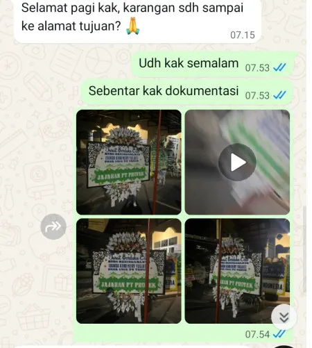 Pengiriman Papan Bunga Selamat Poris Plawad