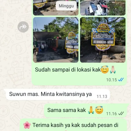 Pengiriman Papan Bunga Duka Poris Plawad